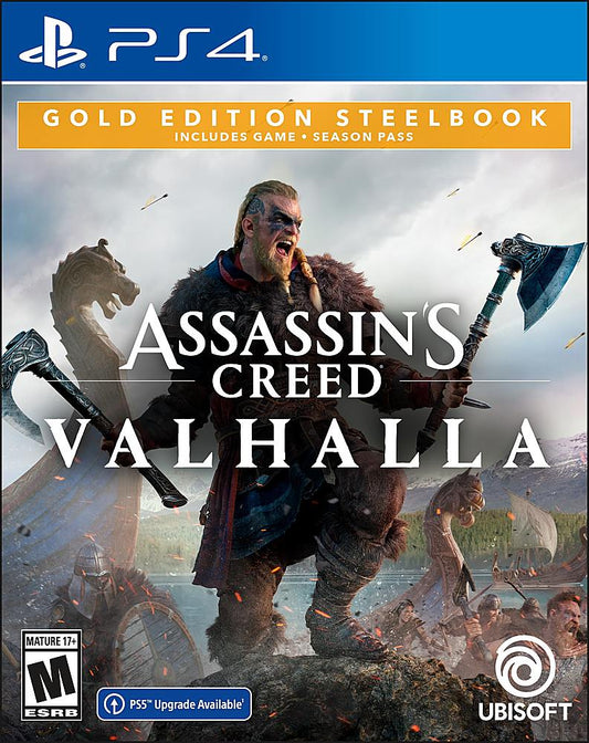 Assassin's Creed Valhalla Gold Edition PS4-fodral