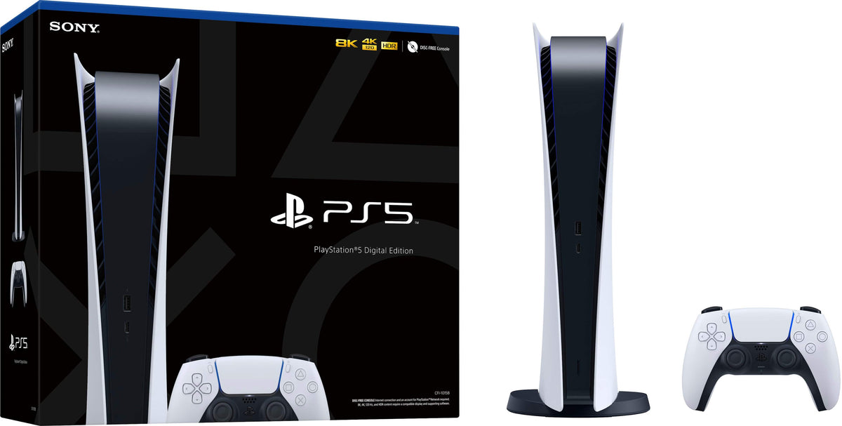 Playstation 5 Digital Edition – originalmodellen
